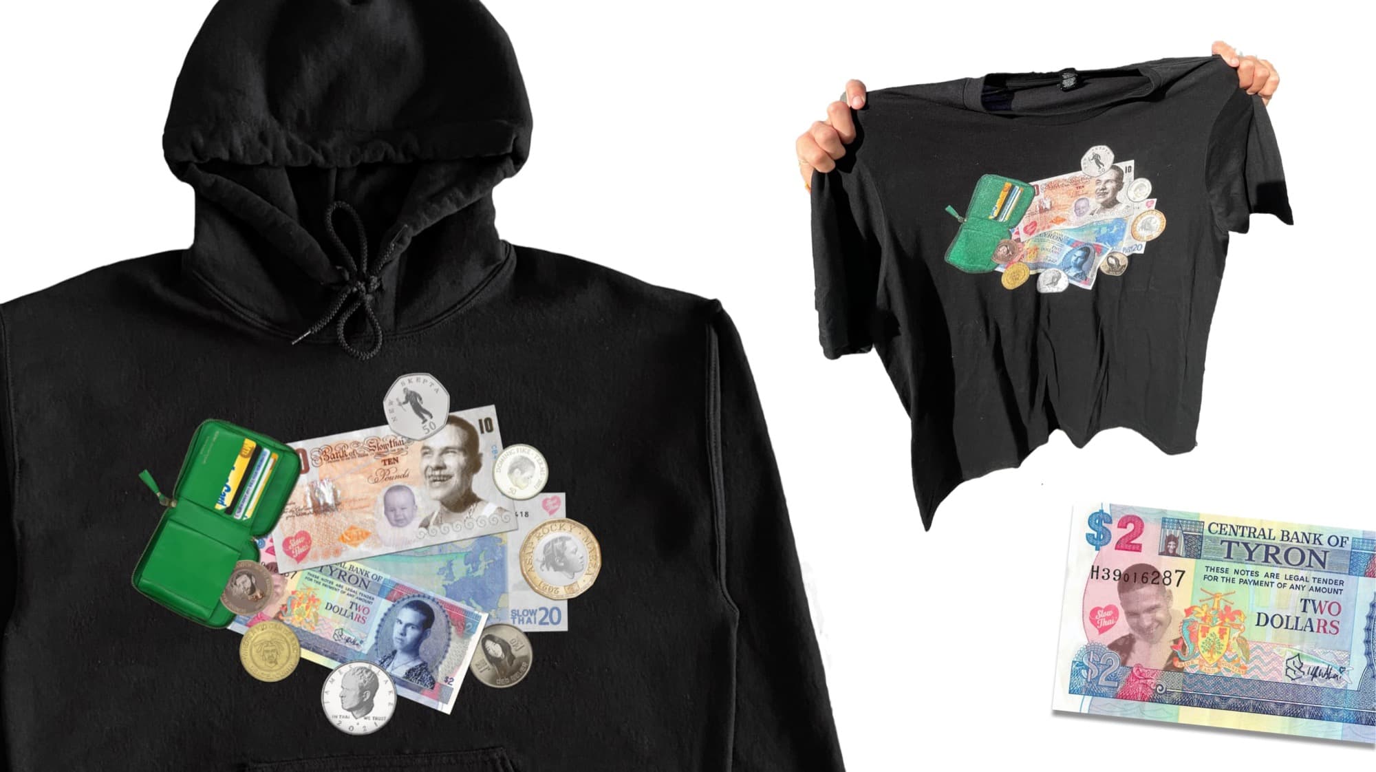TYRON MERCH DESIGN FOR SLOWTHAI, 2021