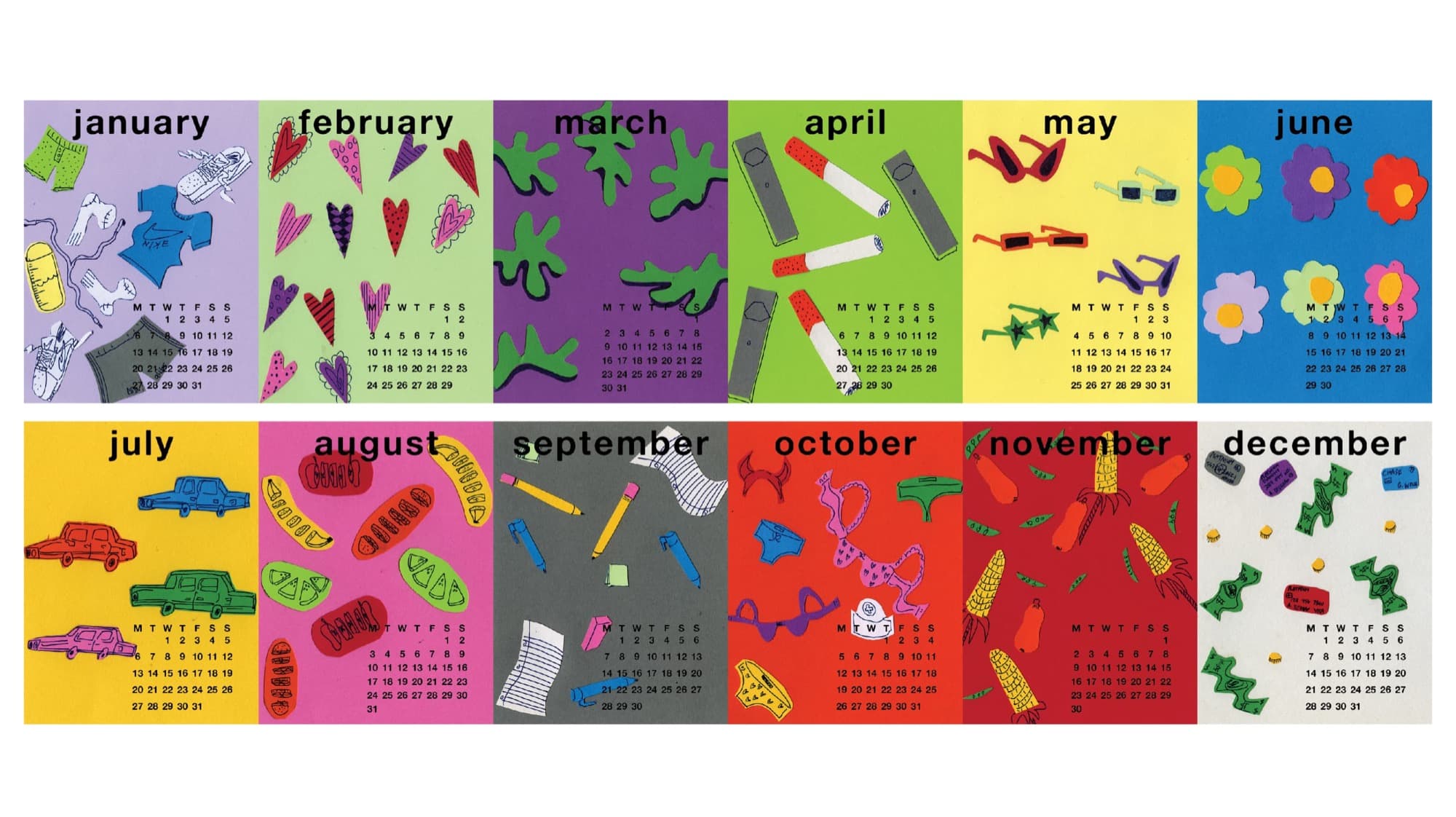 PAPER AND PEN DIY CALENDAR, 2020