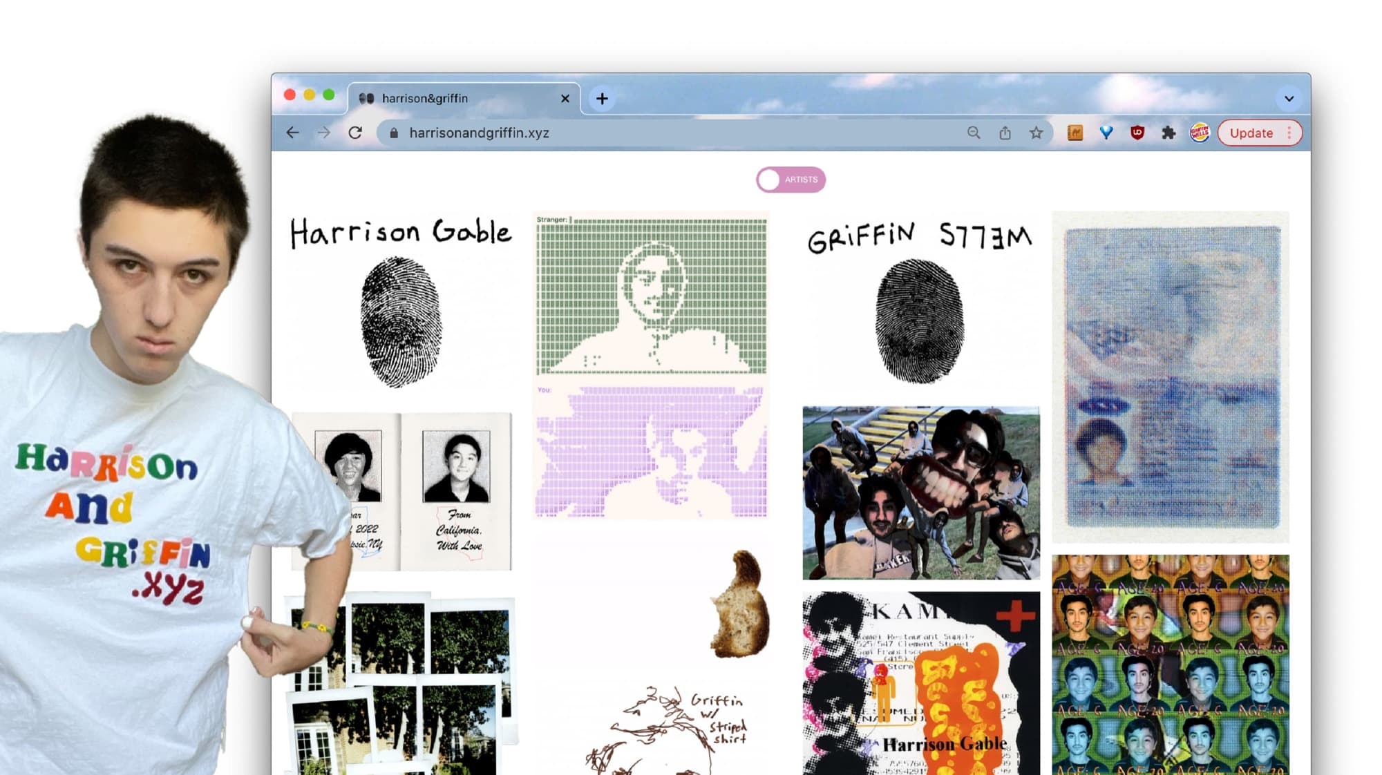 HARRISONANDGRIFFIN.XYZ WEBSITE DESIGN, 2021