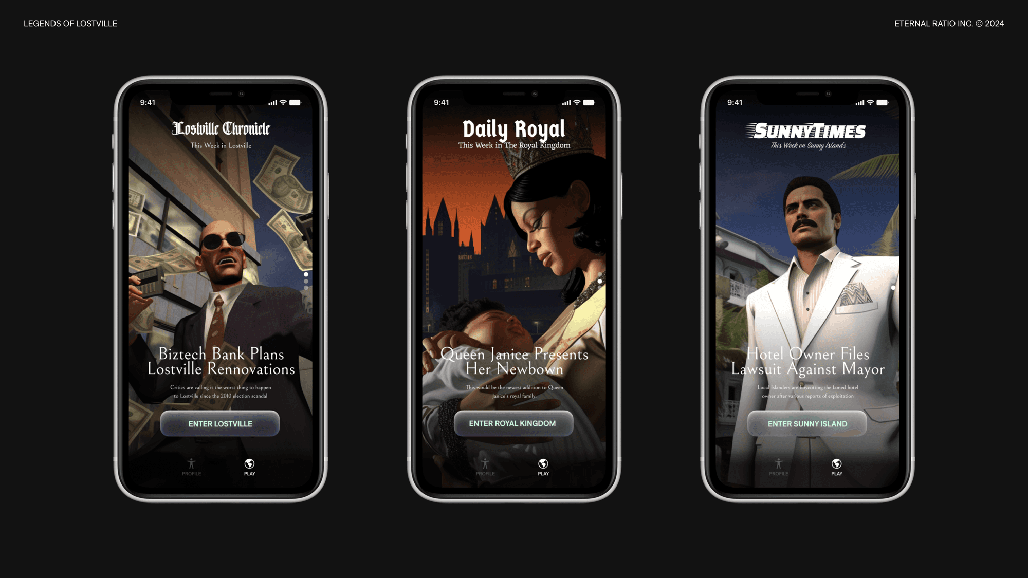 Legend of Lostville mission variations